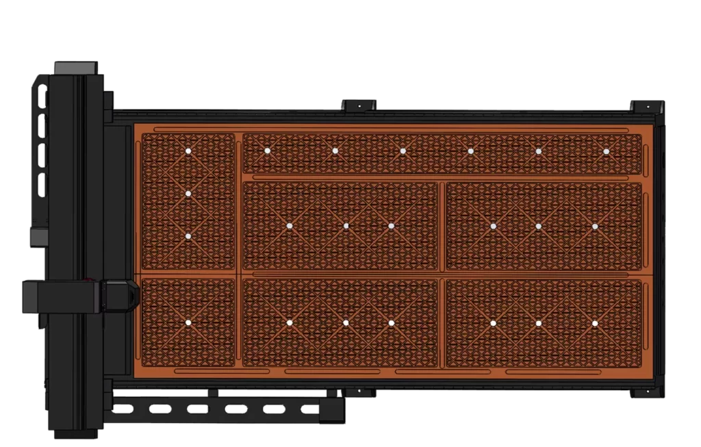 Enhanced Matrix Bed for CNC Router