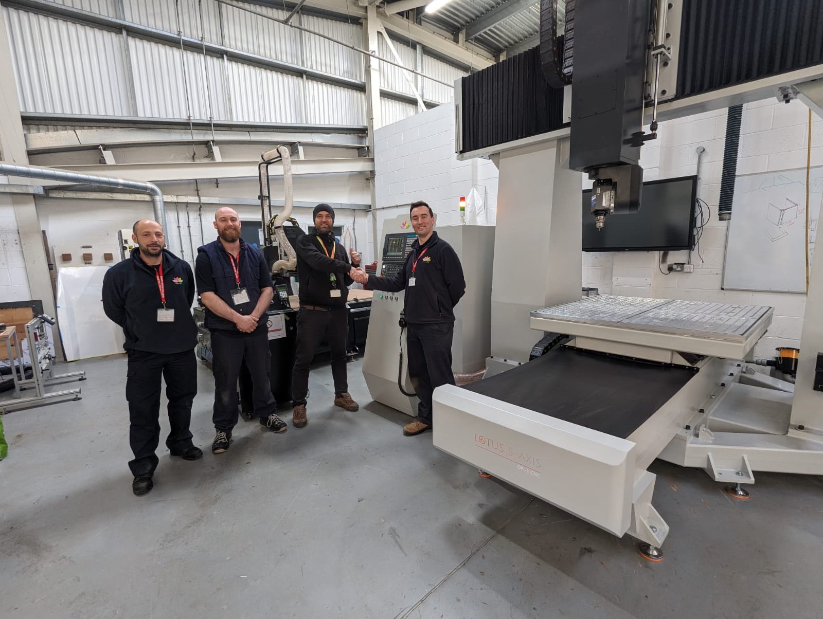 Lotus 5 Axis CNC Router Installation in South Devon