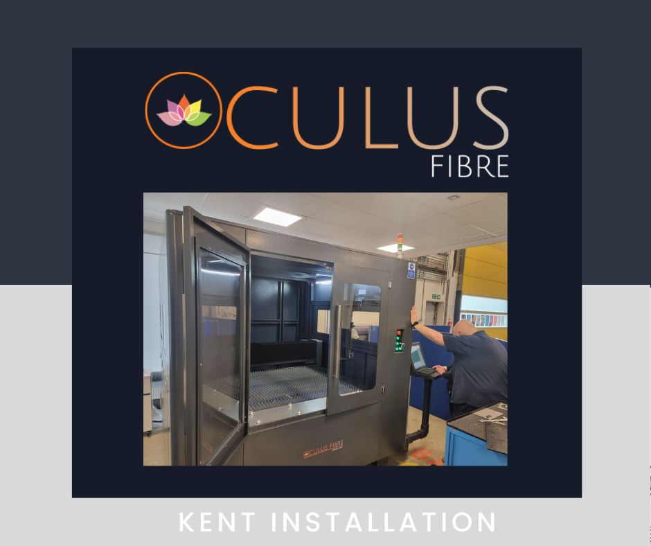 Oculus Fibre Laser Cutter Installation in Kent
