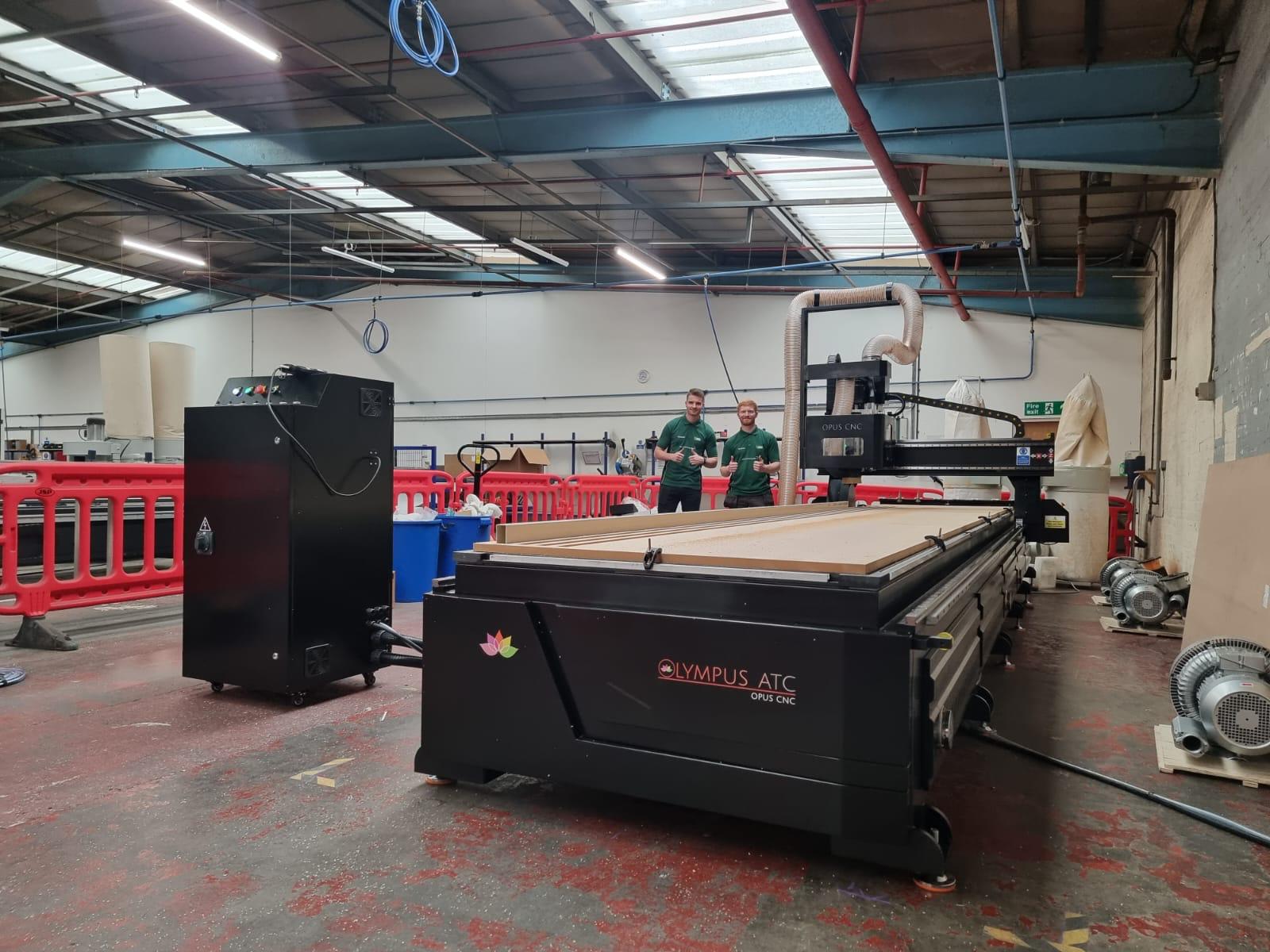 Olympus ATC CNC Router Installation in Derby