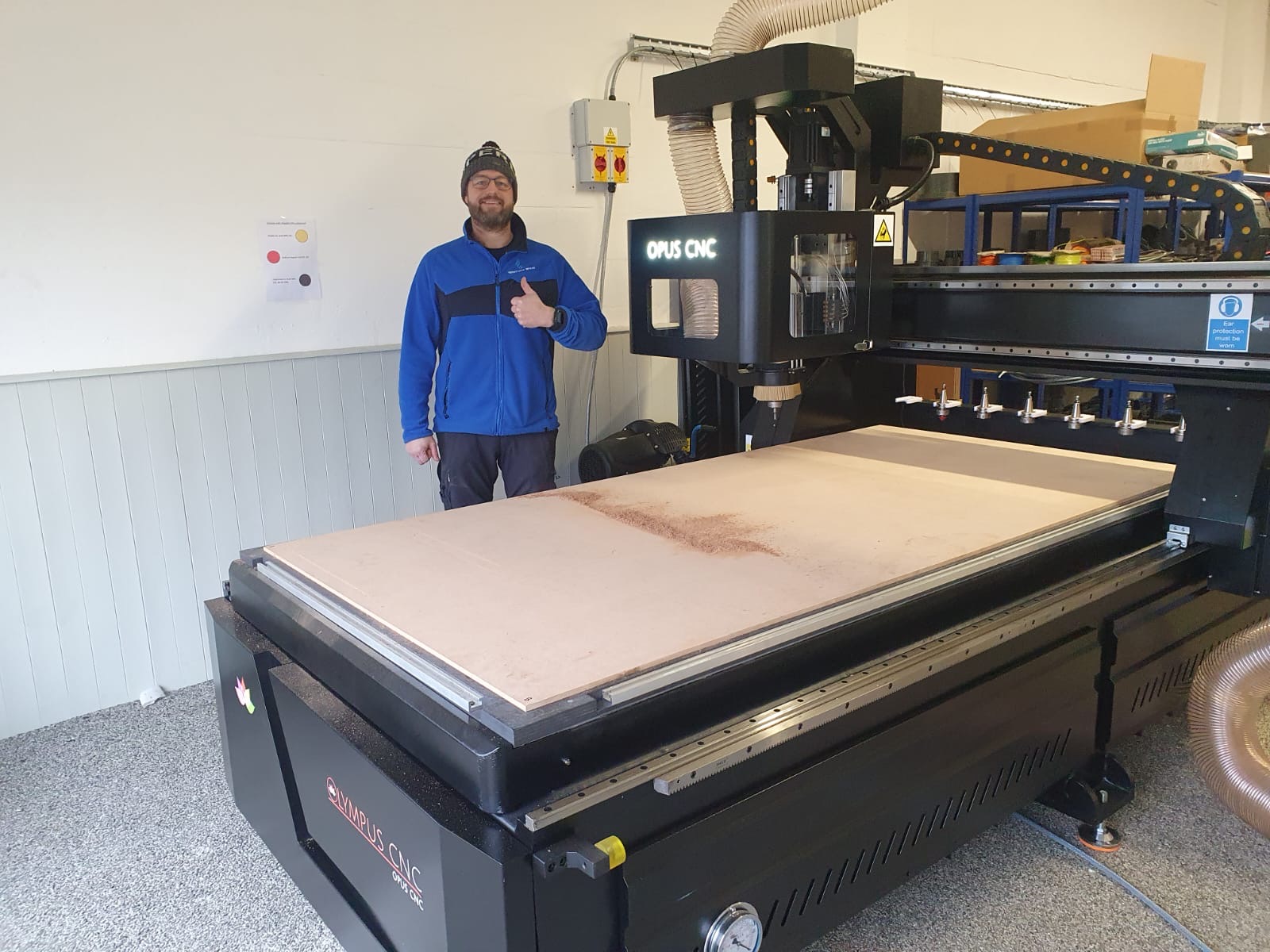 Olympus ATC CNC Router Installation in Gwent
