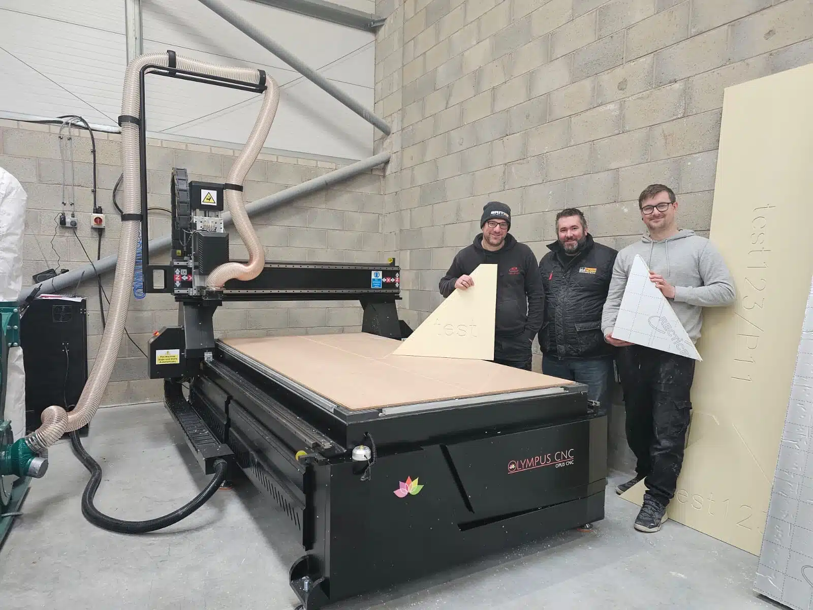 Olympus CNC Router Installation in Stafford