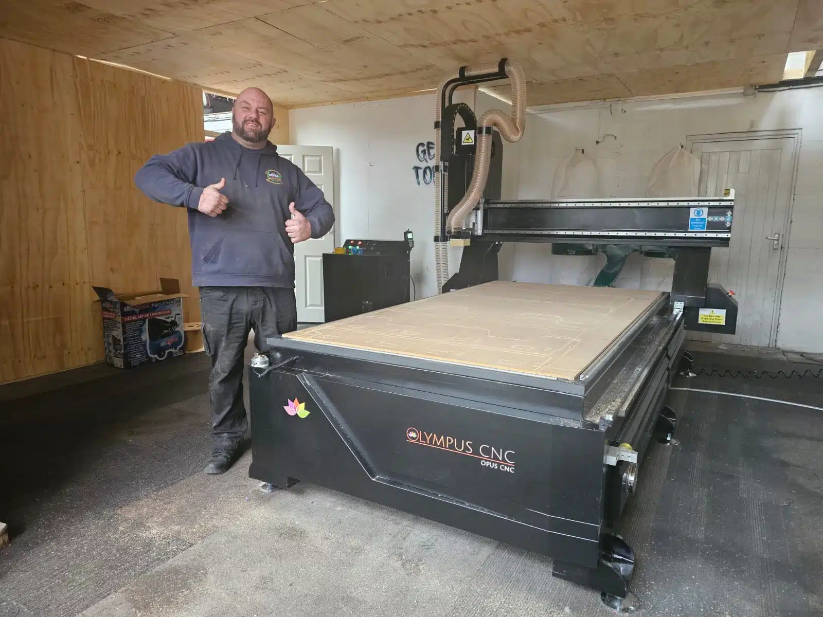 Olympus CNC Router Installation in Wales