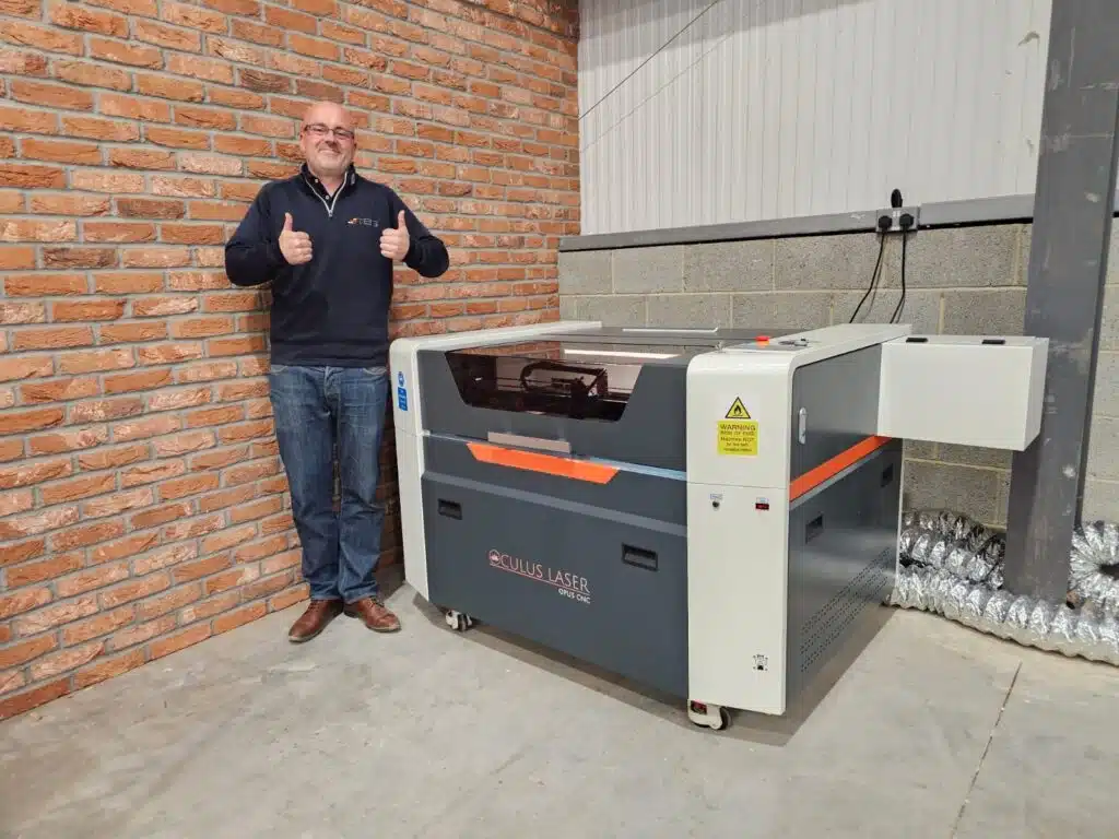 Oculus Laser Cutter Installation in Nottinghamshire