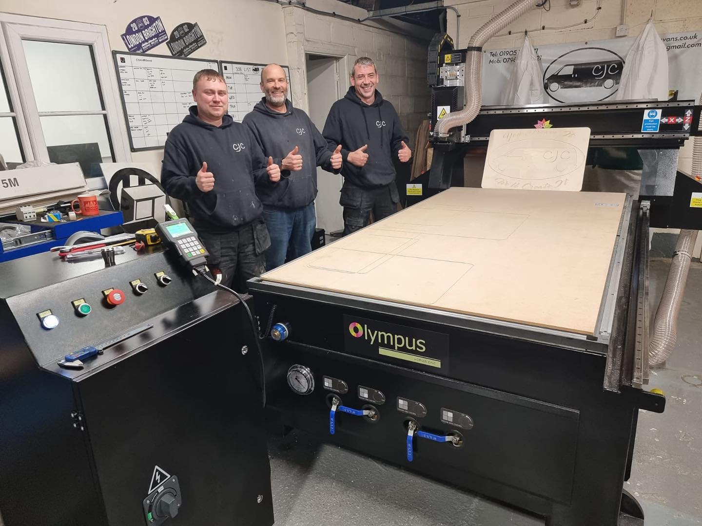 Olympus CNC Router Installation in Worcester