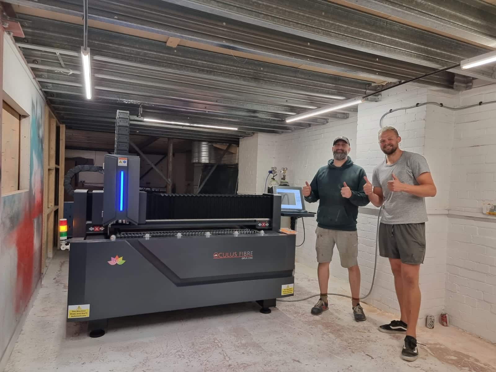 Oculus Fibre Laser Cutter Installation in Wakefield