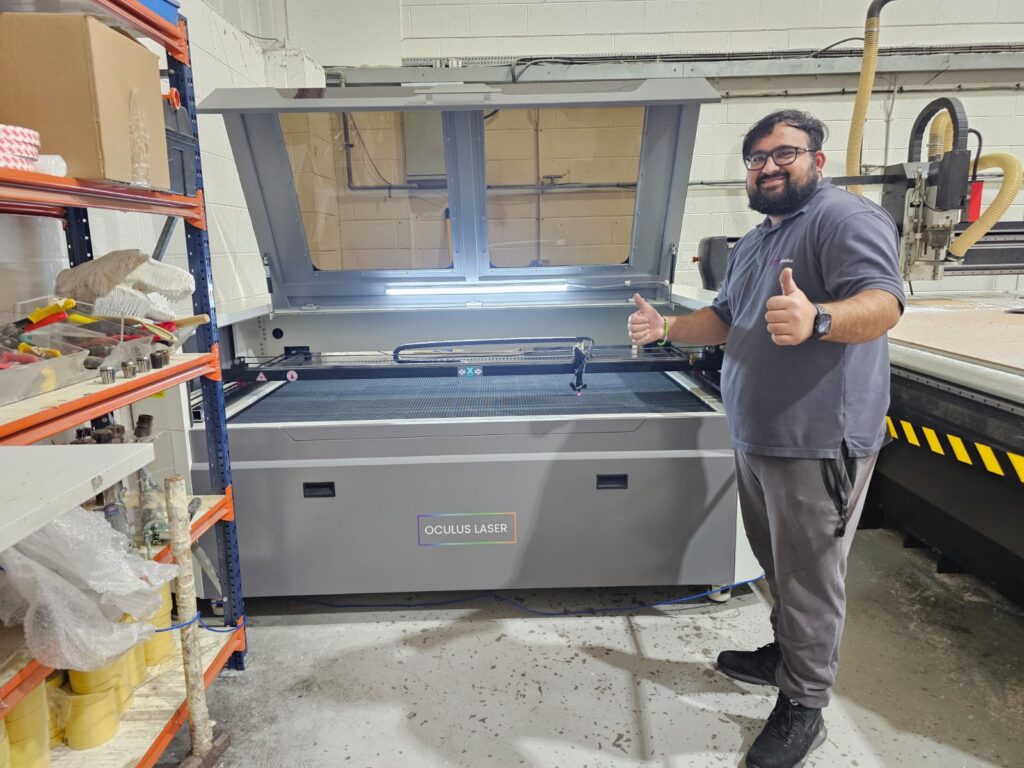 Oculus Free-Standing Laser Cutter Installation in Birmingham