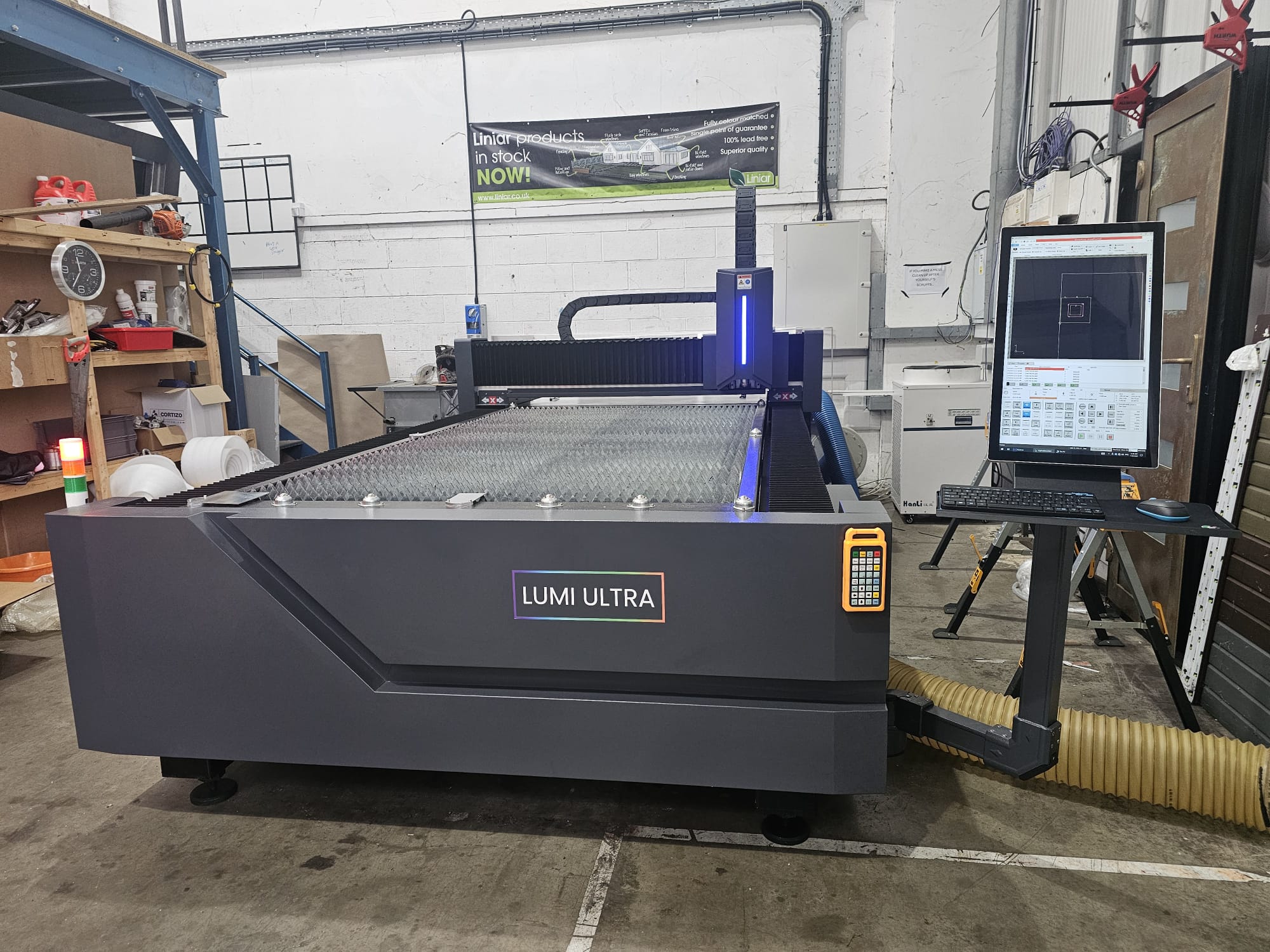 Lumi ULTRA Fibre Laser Cutter Installation in Mansfield