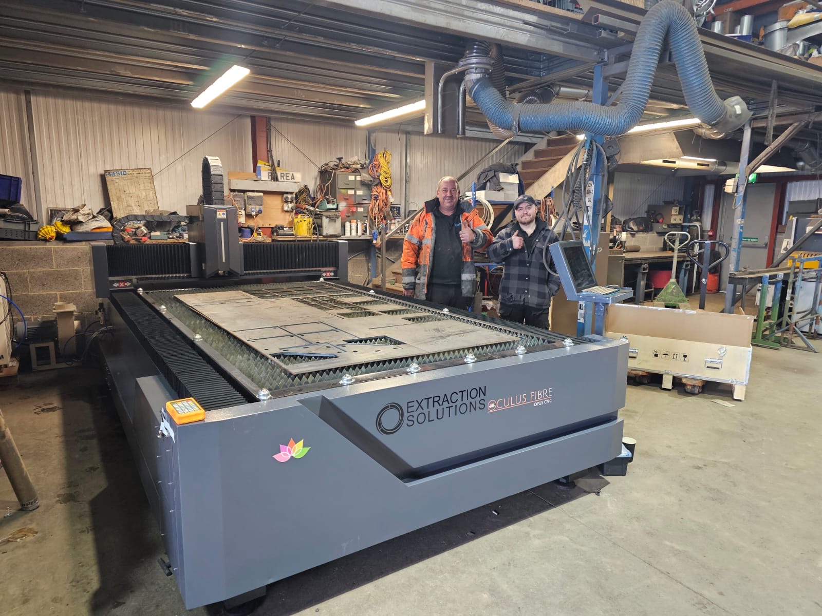 Oculus Fibre Laser Cutter Installation in Huddersfield