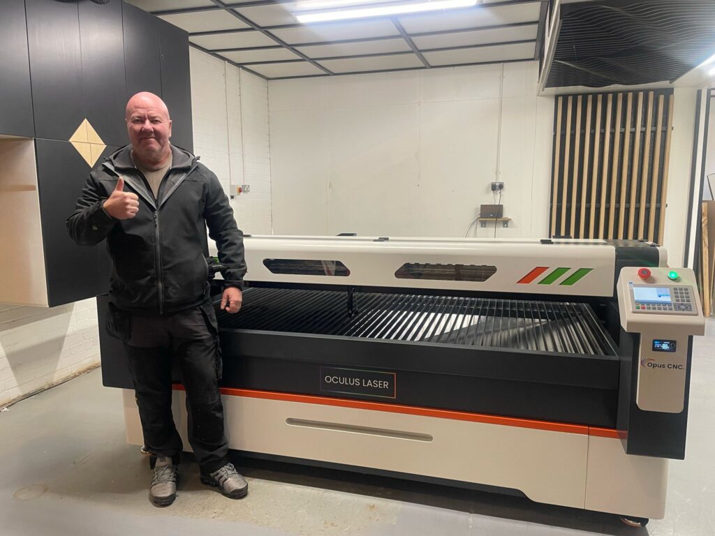 Oculus Flatbed Laser Cutter Installation in North Shields