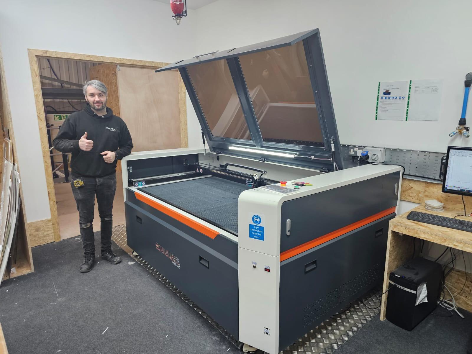 Oculus Free-Standing Laser Cutter Installation in Beckenham