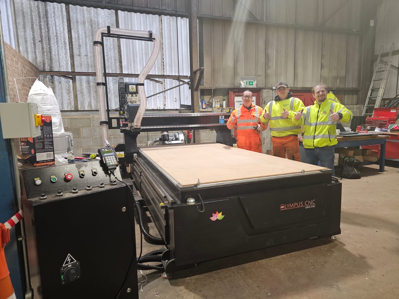 Olympus CNC Router Installation in Barnsley