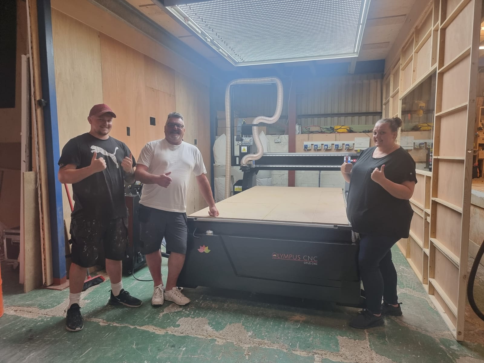 Olympus CNC Router Installation in Berkshire